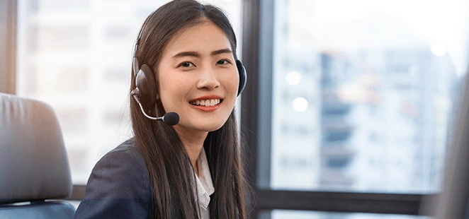 学習の悩みを相談できる日本人カウンセラーのイメージ