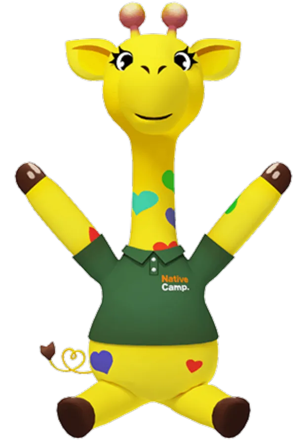 キリンのキャラクター先生「Giraffie（ジラフィー）」のイメージ