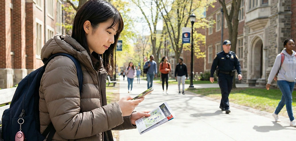 カナダ留学の安全対策イメージ